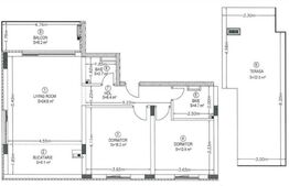 Apartament 3 camere, 76mp, parcare subterana ,Buna Ziua 