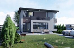 Casa individuală semifinisată, 125 mp utili, 700 mp teren, Corpadea