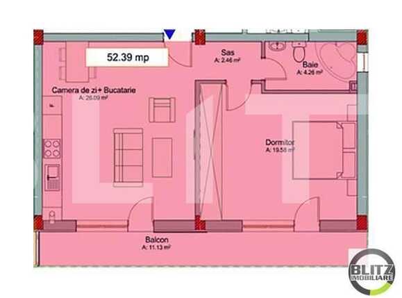 Apartament de vânzare 2 camere Intre Lacuri - 15052AV | BLITZ Cluj-Napoca | Poza1