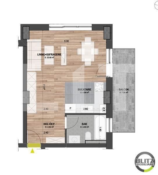 Garsonieră de vânzare Marasti - 15058AV | BLITZ Cluj-Napoca | Poza3
