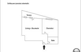 2 camere, 50,85 mp, terasa, boxa la subsol, zona centrala!