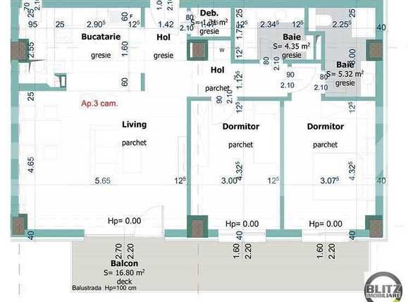 Apartament de vânzare 3 camere Central - 15076AV | BLITZ Cluj-Napoca | Poza1