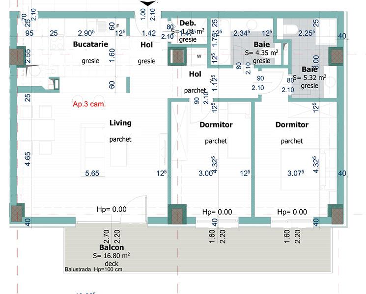 Apartament de vânzare 3 camere Central - 15076AV | BLITZ Cluj-Napoca | Poza1