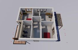 Teren 546 mp, cu autorizatie de constructie casa, Chinteni