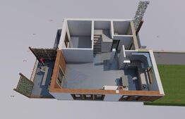 Teren 546 mp, cu autorizatie de constructie casa, Chinteni