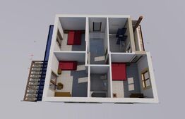 Teren 546 mp, cu autorizatie de constructie casa, Chinteni