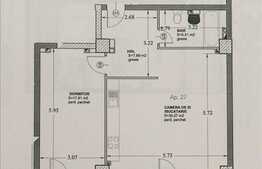 2 camere, 62 mp, terasa, imobil nou, zona strazii Buna Ziua