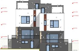 Case cuplate, cu pompa de caldura, panouri fotovoltaice, terasa, zona Vivo