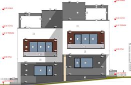 Case cuplate, cu pompa de caldura, panouri fotovoltaice, terasa, zona Vivo