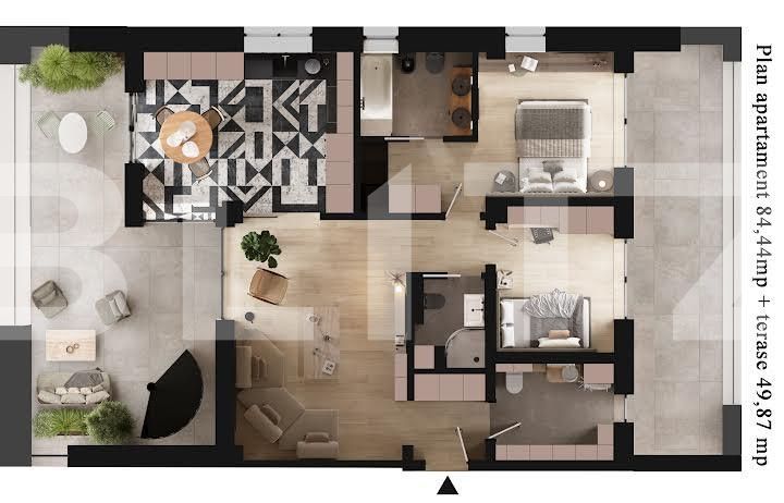 Apartament de vânzare 3 camere Manastur - 151086AV | BLITZ Cluj-Napoca | Poza1