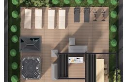 Penthouse cu 3 camere, 3 bai, terase 270 MP