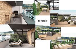 Penthouse cu 3 camere, 3 bai, terase 270 MP