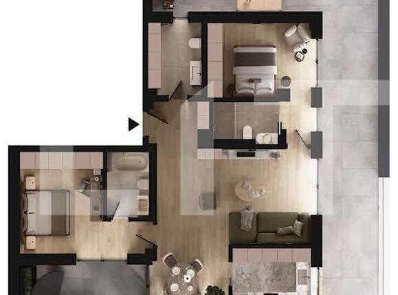 Apartament de vânzare 3 camere Manastur - 151089AV | BLITZ Cluj-Napoca | Poza1