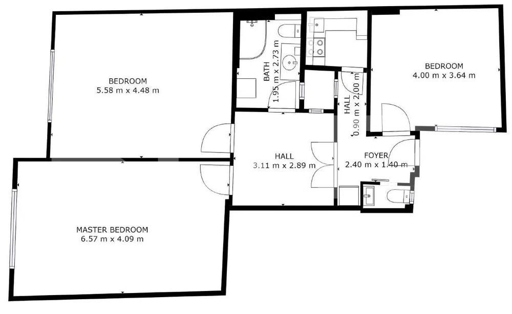 Apartament de închiriat 3 camere Central - 151204AI | BLITZ Cluj-Napoca | Poza7