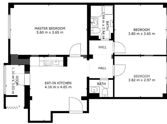 Apartament de închiriat 3 camere Central - 151219AI | BLITZ Cluj-Napoca | Poza8