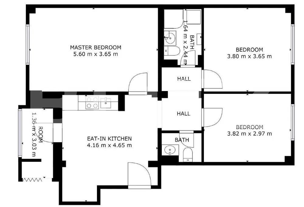 Apartament de închiriat 3 camere Central - 151219AI | BLITZ Cluj-Napoca | Poza8