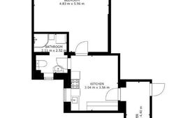 Apartament 1 camera, 50mp, ultracentral, zona strazii Avram Iancu