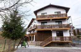 Pensiune cu 12 Camere, 960 mp utili, gradina 1000 MP in Moieciu de Jos 