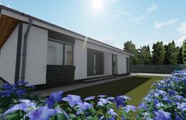 Casa individuala, 3 camere, semifinisata, 119mp, Tureni 