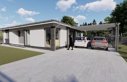 Casa individuala, 3 camere, semifinisata, 119mp, Tureni 