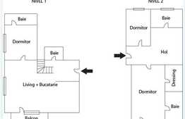 Vanzare penthouse cu scara interioara, 120 mp, garaj de 56 mp, zona Teilor!