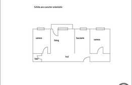 De vanzare apartament decomandat cu 3 camere