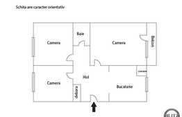 Apartament 3 camere, decomandat, 65 mp utili, zona strazii Calea Floresti!