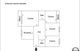 De vanzare apartament 4 camere, 81 mp, zona strazii Fabricii de Zahar