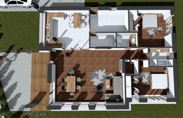 Casa individuala cu design modern JUCU KM 17, 125mp utili, 520mp teren!