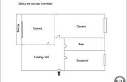 3 camere, 65 mp, garaj, zona strazii Aleea Negoiu!