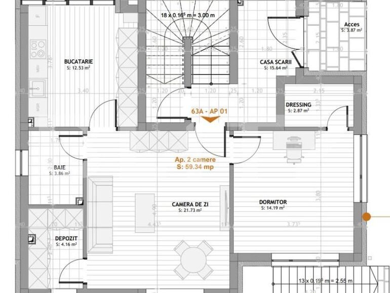 Apartament de vânzare 4 camere Someseni - 152440AV | BLITZ Cluj-Napoca | Poza2