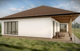 Casa individuala pe un singur nivel, 119 mp ,  726 teren, Chinteni 