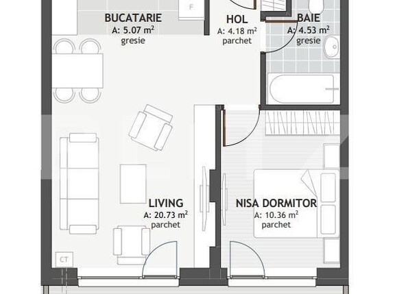 Apartament de vânzare 2 camere Floreşti - 152523AV | BLITZ Cluj-Napoca | Poza2