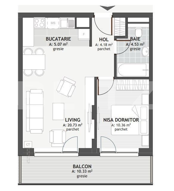 Apartament de vânzare 2 camere Floreşti - 152523AV | BLITZ Cluj-Napoca | Poza2