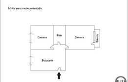 Vanzare apartament 2 camere, 50 mp, loc de parcare, zona strazii Dambovitei