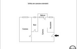 De vanzare apartament 2 camere, 58 mp, zona strazii Valea Garbaului