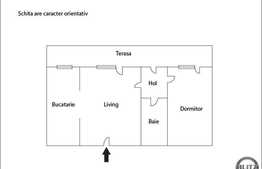 2 camere, 47 mp, complet mobilat, terasa 18 mp, zona strazii Campului
