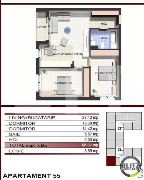 Apartament de vânzare 2 camere Floreşti - 15275AV | BLITZ Cluj-Napoca | Poza5