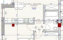 Apartament modern mobilat cu 3 camere zona Teilor 67mp