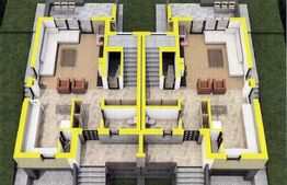 Casa cuplata de vanzare, 180 mp, 250 teren, zona de case ! 