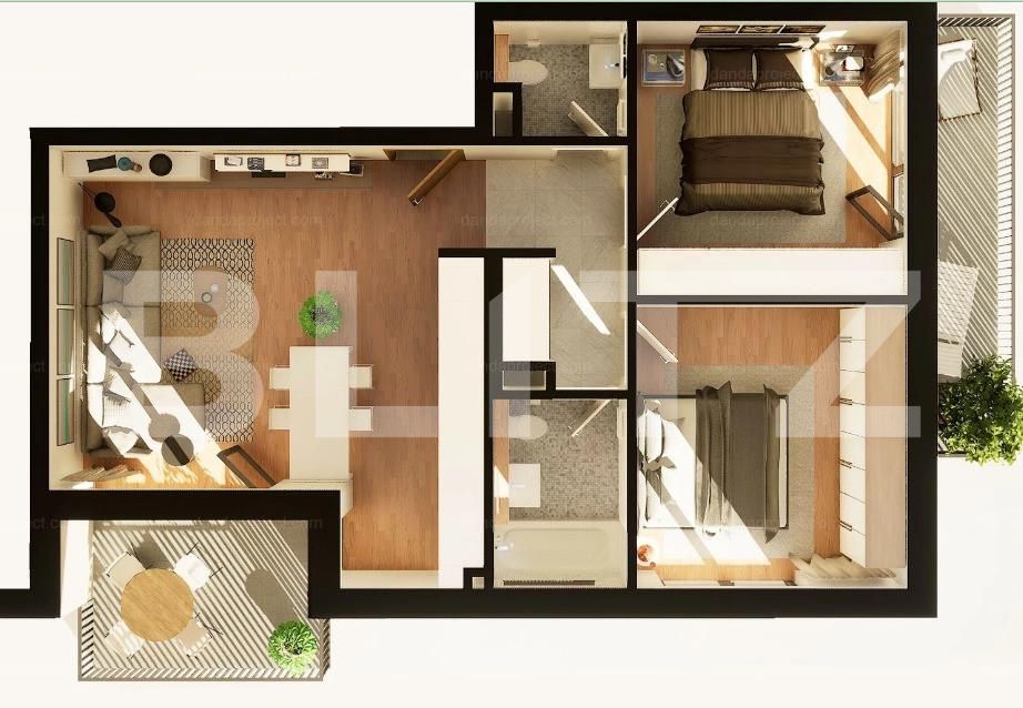 Apartament de vânzare 3 camere Intre Lacuri - 152908AV | BLITZ Cluj-Napoca | Poza1