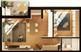 Apartament 2 camere, 53 mp, constructie noua, zona Dunarii 