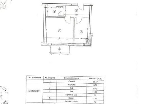 Garsonieră de vânzare Bartolomeu - 153081AV | BLITZ Brașov | Poza7