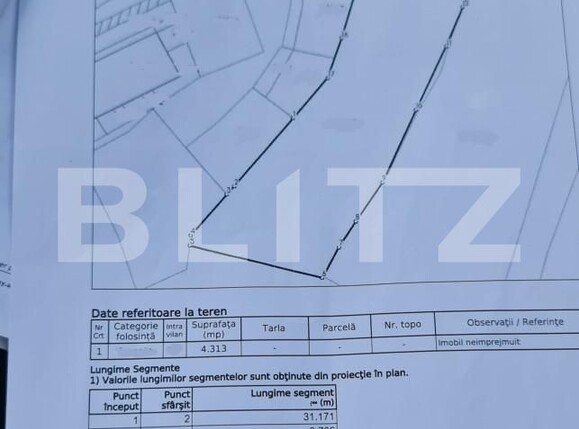 Teren de vânzare Floreşti - 153103TV | BLITZ Cluj-Napoca | Poza3