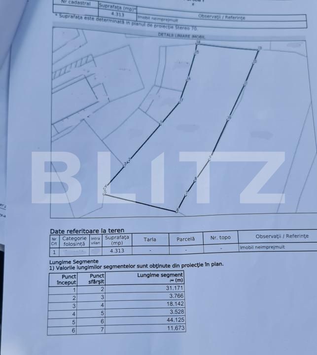 Teren de vânzare Floreşti - 153103TV | BLITZ Cluj-Napoca | Poza3