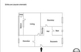 De vanzare apartament 3 camere, 70 mp, garaj, boxa subsol, zona strazii Negoiu!