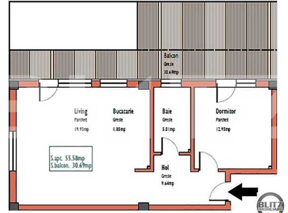 Apartament de vânzare 2 camere Marasti - 15327AV | BLITZ Cluj-Napoca | Poza2