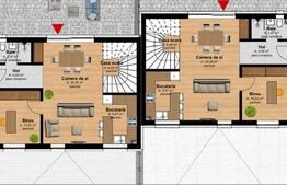 Casa tip Duplex 125 mp, in zona Floresti - Tauti