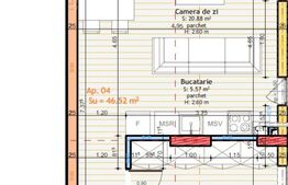 Apartament cu doua camere, 47 mp , zona Tineretului 