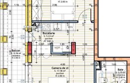 Apartament de vanzare,  doua camere, 41 mp , etaj intermediar, zona Tineretului 